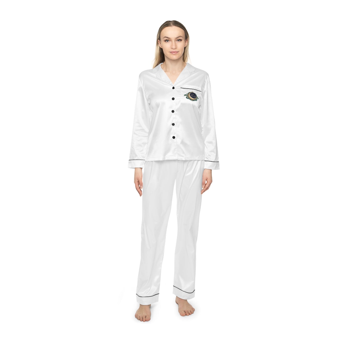 Luxurious Women's Satin Pajamas Set, Elegant Sleepwear, Cozy Nightwear, Perfect Gift for Her, Soft Lounge Pants