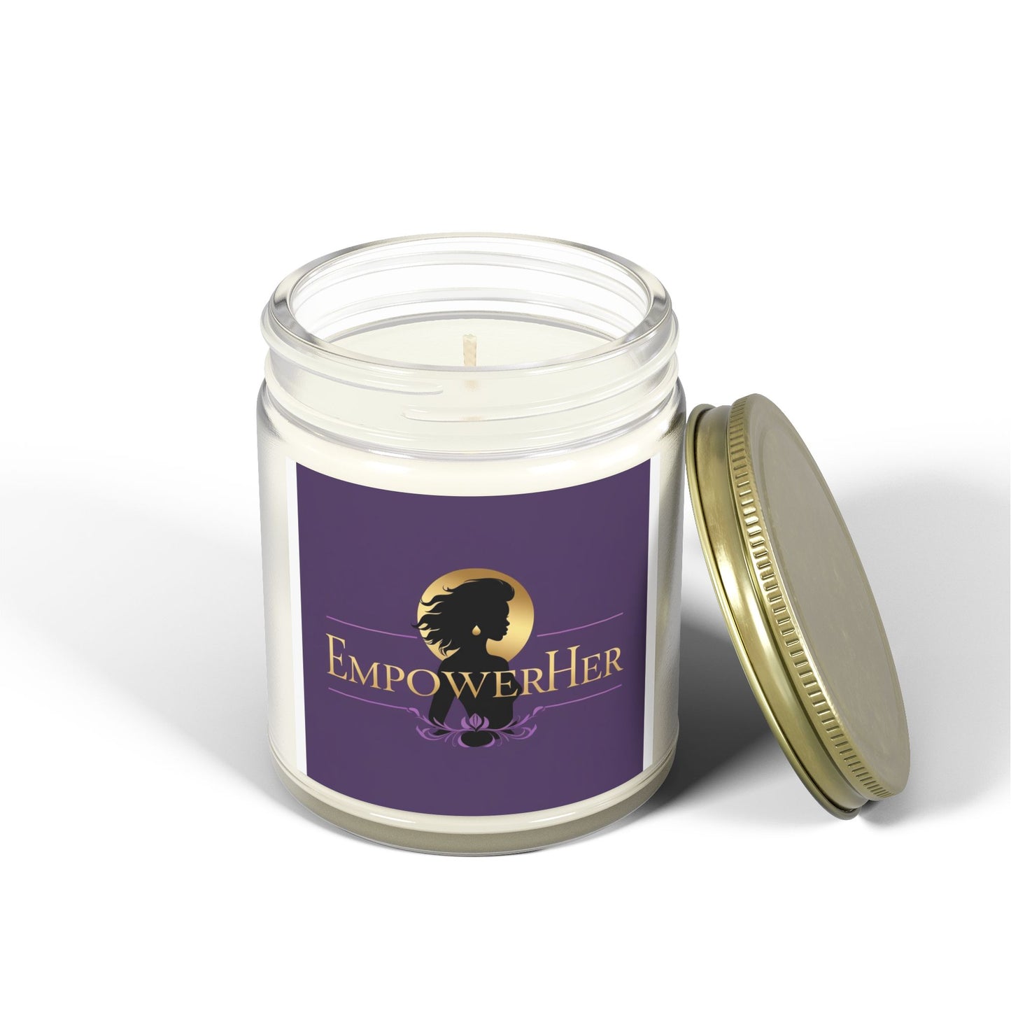 EmpowerHer Scented Candles | Coconut Apricot Wax | Relaxing, Self-Care Gifts, Home Decor, Mindfulness, Aromatherapy