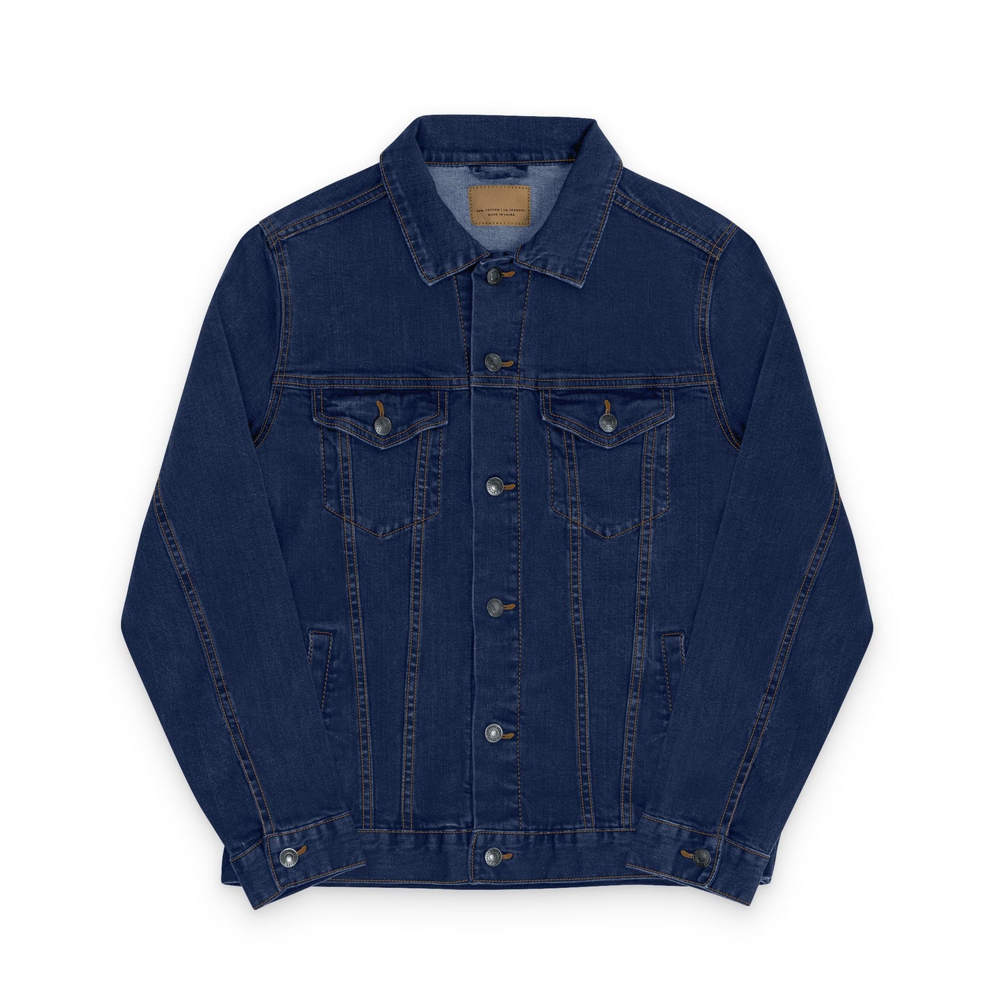 Stylish Embroidered Unisex Denim Noir & Luxe brand Jacket, Casual Outerwear, Everyday Style, Gift for her and him, Fashionable Layer