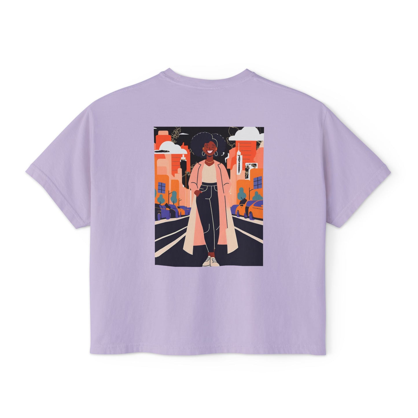 Urban Vibe Boxy Tee, Graphic T-Shirt, Cool Casual Wear, Streetwear, Trendy Summer Top