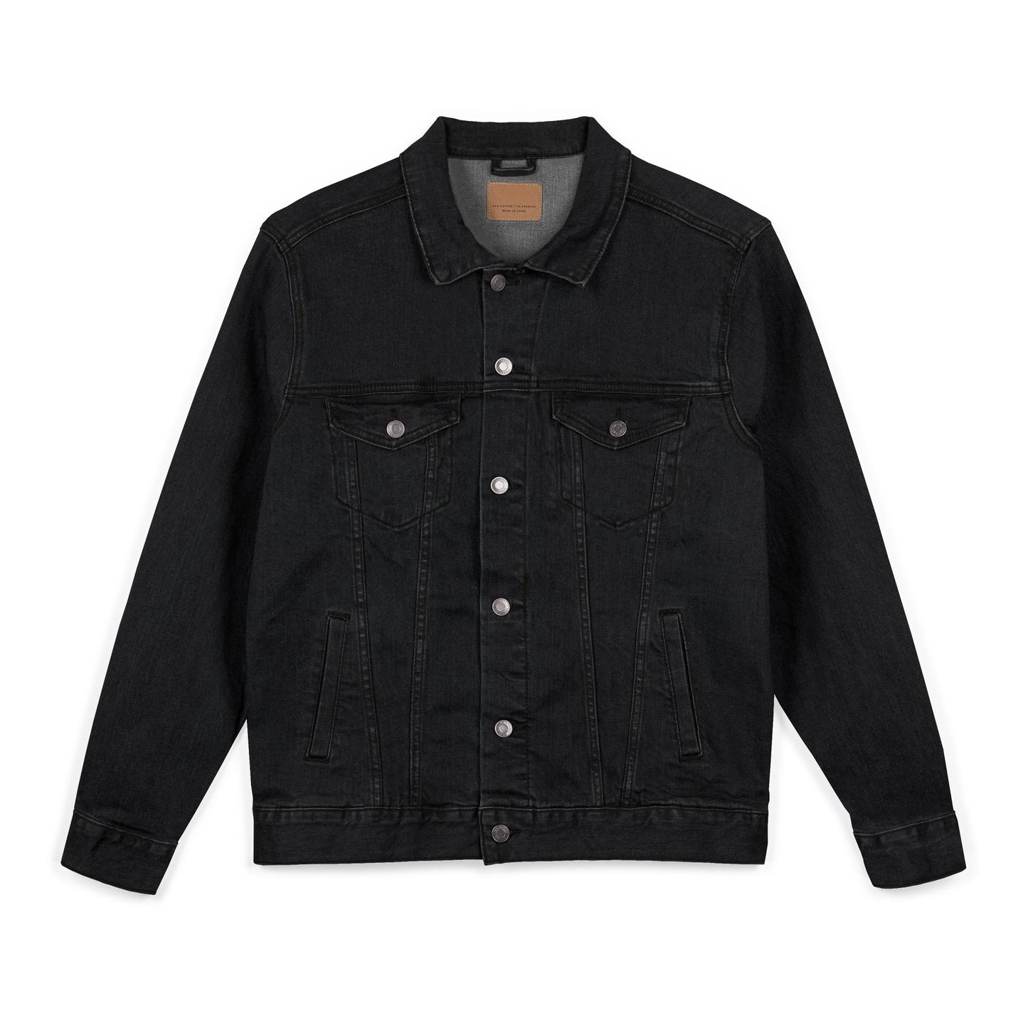 Stylish Embroidered Unisex Denim Noir & Luxe brand Jacket, Casual Outerwear, Everyday Style, Gift for her and him, Fashionable Layer