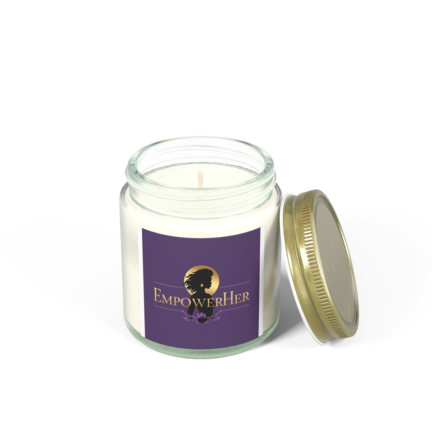 EmpowerHer Scented Candles | Coconut Apricot Wax | Relaxing, Self-Care Gifts, Home Decor, Mindfulness, Aromatherapy