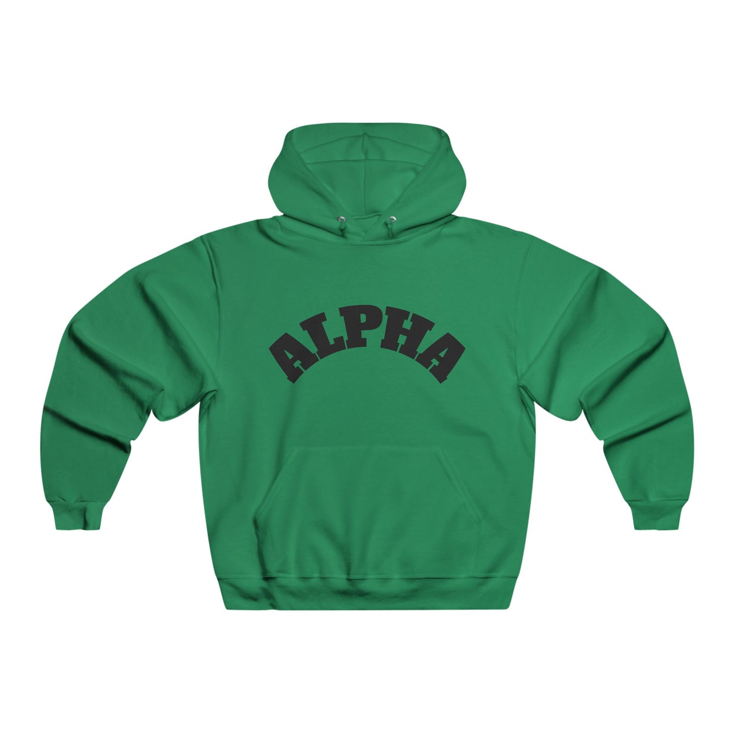 Men's Alpha Hoodie - Cozy Unisex Sweatshirt for Everyday Wear, Gift for Birthdays, Casual Style, Lounge Wear, Gym Apparel
