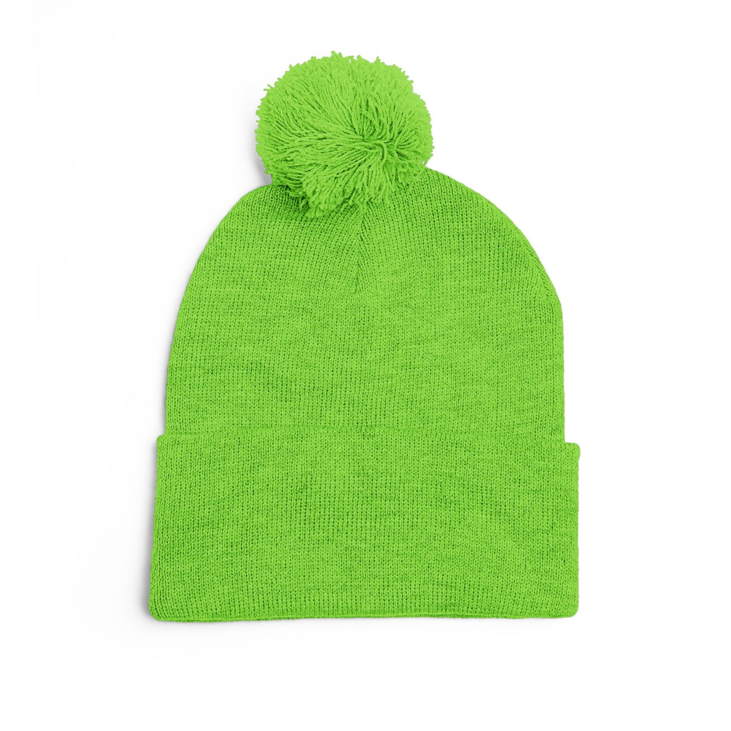 Elevate Embroidered Pom-Pom Knit Cap