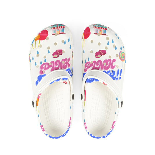 Foam Rubber Shoes - Colorful Crocs with Fun Design