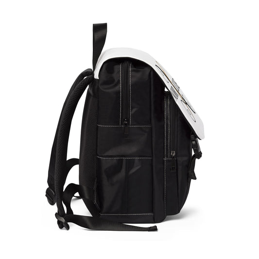 Chic Unisex Casual Shoulder Backpack - Noir & Luxe Design, Trendy Bag, Stylish Everyday Use, Travel, Gift for Her