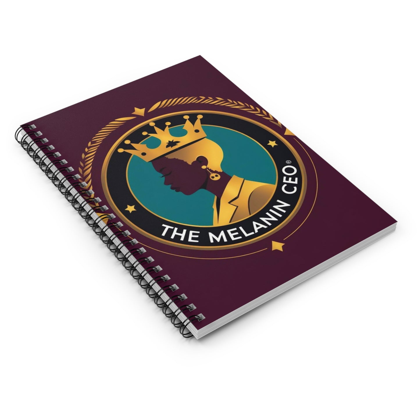 Melanin CEO Spiral Notebook - Empowering Journal for Black Entrepreneurs, Personal Planner, Motivational Gift, Office Supplies, School [...]