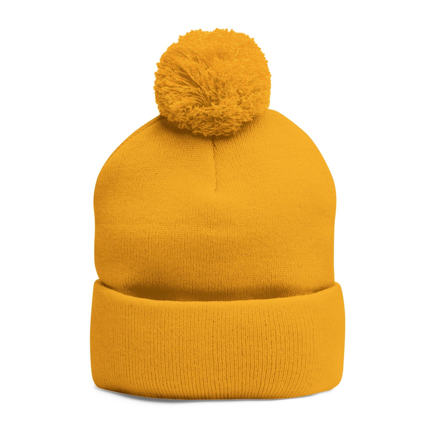 Elevate Embroidered Pom-Pom Knit Cap