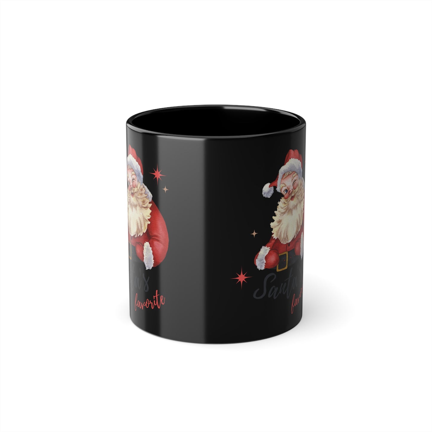 Santa's Favorite Black Coffee Mug, 11oz