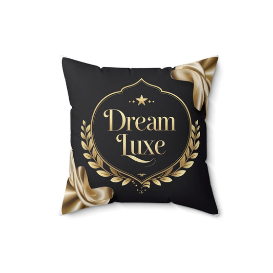 Luxurious Dream Luxe Square Pillow - Glam Decor, Cozy Home, Elegant Gift, Sofa Accent, Pillow for Relaxation