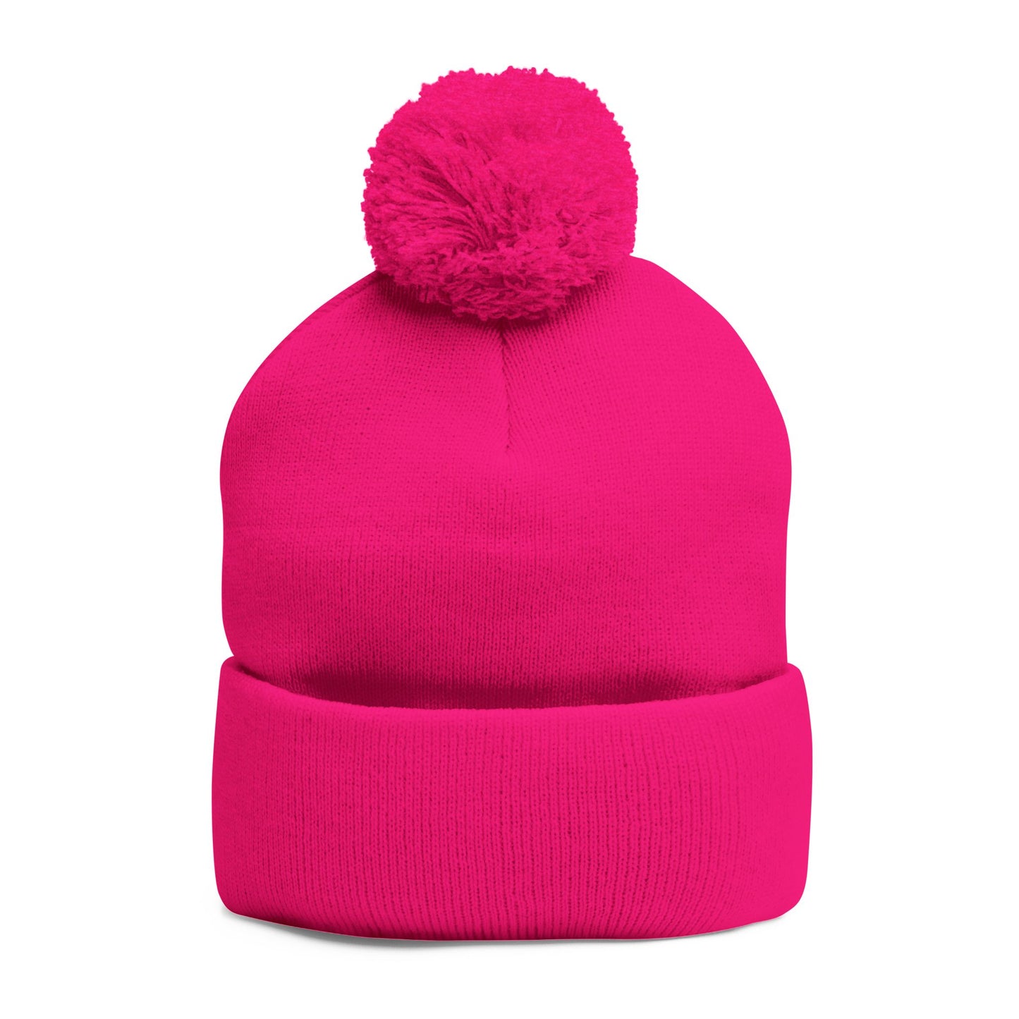 Elevate Embroidered Pom-Pom Knit Cap