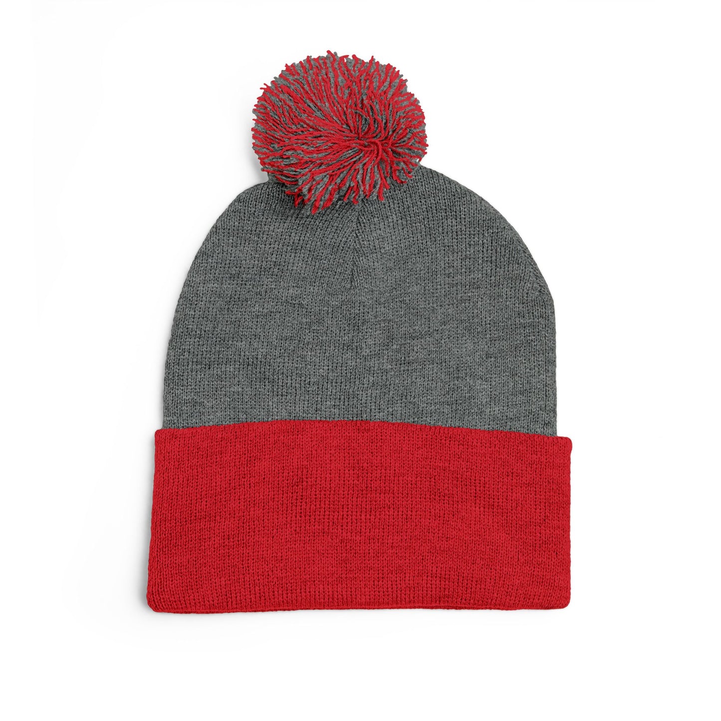 Elevate Embroidered Pom-Pom Knit Cap