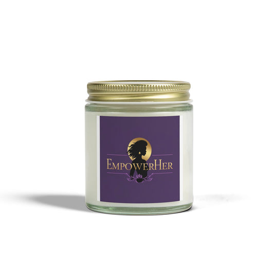 EmpowerHer Scented Candles | Coconut Apricot Wax | Relaxing, Self-Care Gifts, Home Decor, Mindfulness, Aromatherapy
