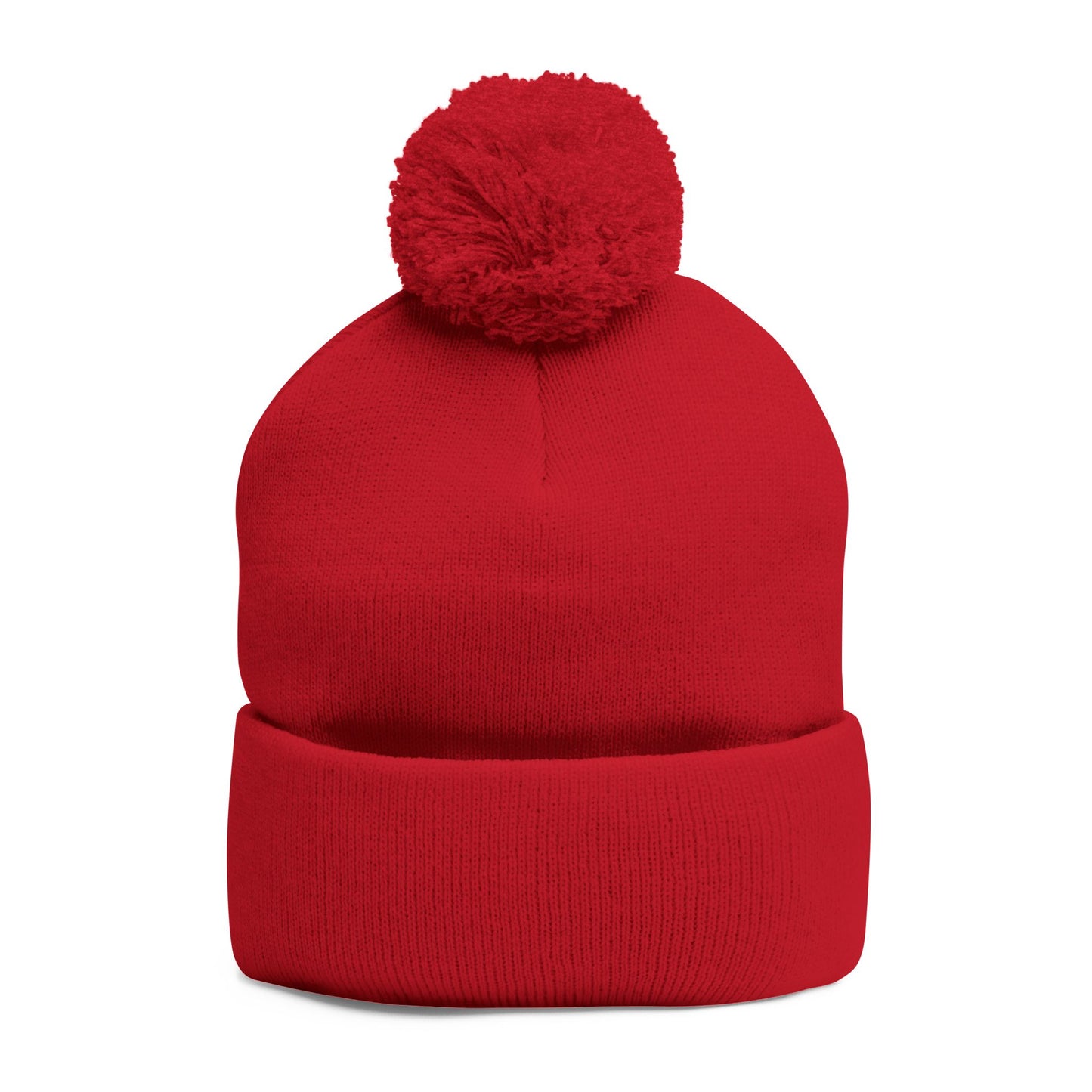 Elevate Embroidered Pom-Pom Knit Cap