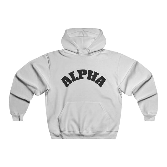 Men's Alpha Hoodie - Cozy Unisex Sweatshirt for Everyday Wear, Gift for Birthdays, Casual Style, Lounge Wear, Gym Apparel