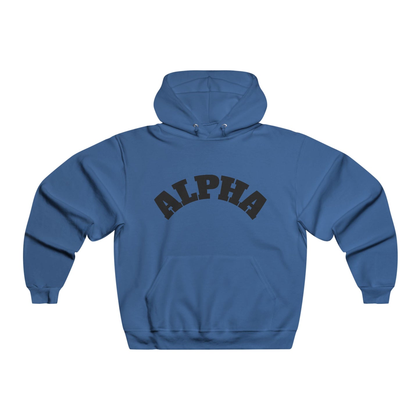 Men's Alpha Hoodie - Cozy Unisex Sweatshirt for Everyday Wear, Gift for Birthdays, Casual Style, Lounge Wear, Gym Apparel