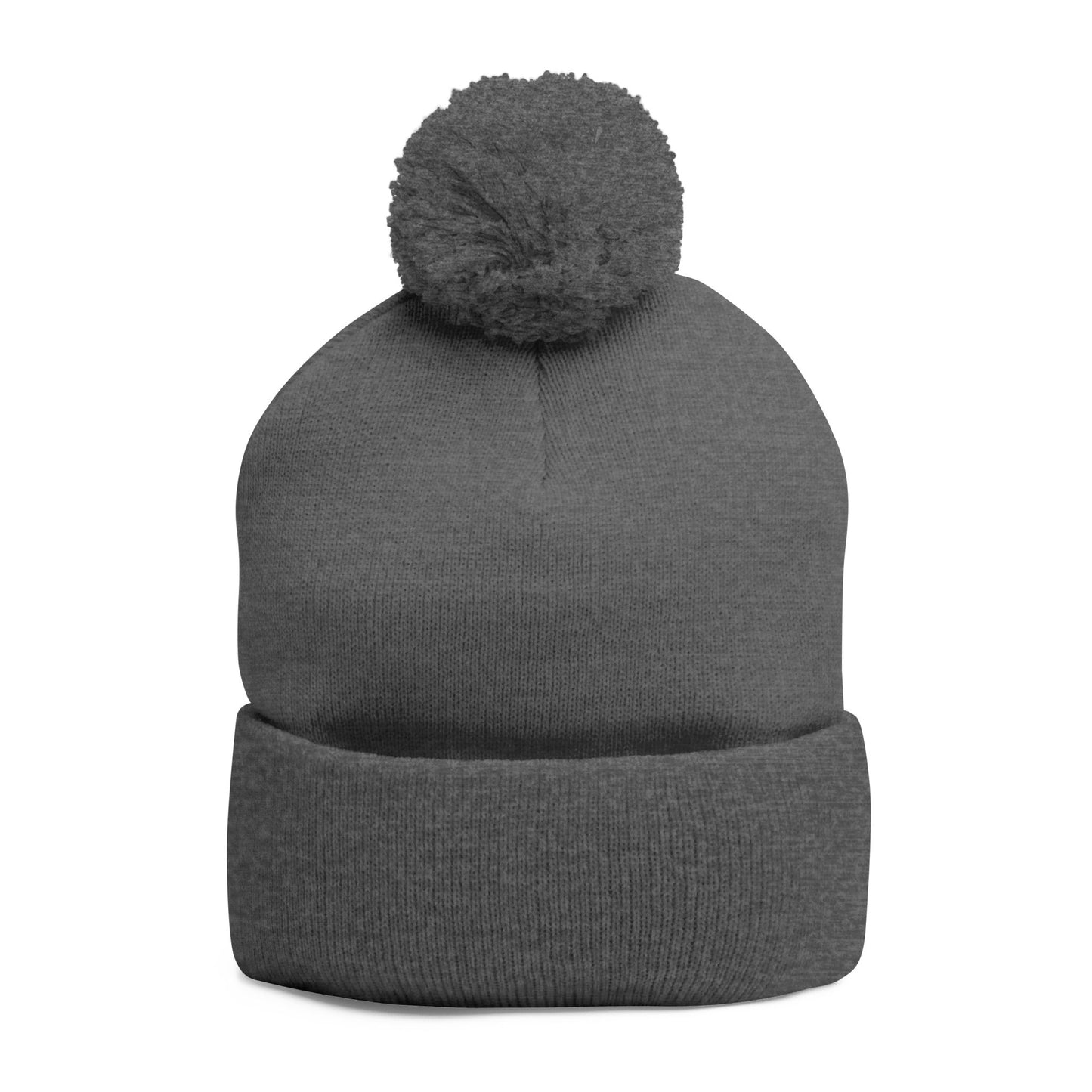 Elevate Embroidered Pom-Pom Knit Cap